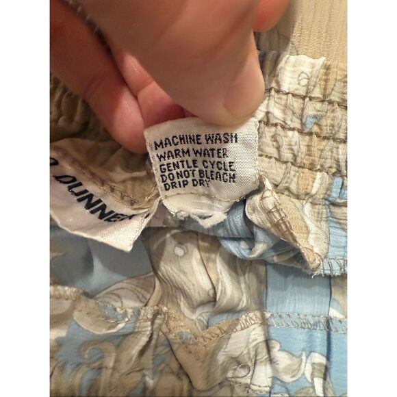 Vintage Alfred Dunner Multicolor Elastic Waist Pleated Midi Skirt Size 10 - Picture 4 of 5